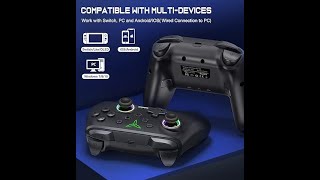 Switch Controller Wireless Switch Controller Compatible with Switch [upl. by Ahsiekel458]