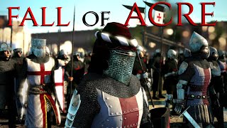 THE LAST OF THE CRUSADERS THE FALL OF ACRE 1291 AD  20K UNITS MEDIEVAL KINGDOMS 1212 AD MOD [upl. by Adnilim916]