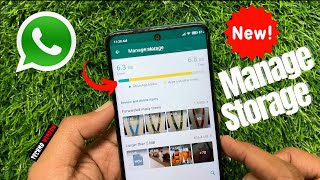 How to Use New Storage Management Tool on WhatsApp [upl. by Ahsym]