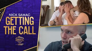 Nick Samac’s Emotional Draft Call  Baltimore Ravens [upl. by Carina495]