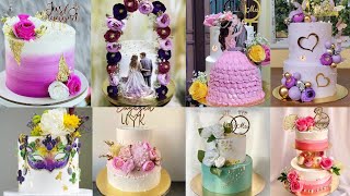 💍🎂Engagement Cake Design ideas 2024Engagement Cake Wedding Cake DesignsAnniversary Cake Design [upl. by Asnarepse902]