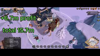 Focus Day Refining  Profit 90m with 10 alts  Albion Online [upl. by Ria]