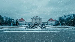 Nymphenburg Palace Winter Munich 2021  4K Walking Tour [upl. by Kemeny833]