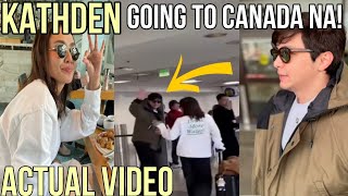 🔴Video ng kathden sa airport going to Canada today • kathden latest update [upl. by Kristi]