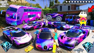 FRANKLIN TOUCH ANYTHING BECOME GOLD  EVERYTHING IS FREE IN GTA 5 [upl. by Enneyehc]