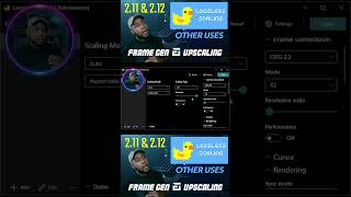 Lossless Scaling 212 losslessscaling framegeneration upscaling [upl. by Anos393]