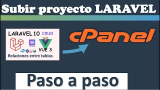 Subir proyecto Laravel Vue Inertia a cPanel [upl. by Rodolph85]