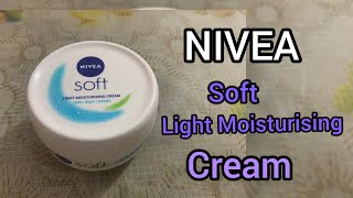 NIVEA Soft Light Moisturising Cream review Jonakis Exclusive [upl. by Botzow]