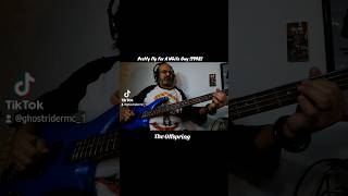 Pretty Fly For A White Guy The Offspring bass guitarcover [upl. by Eckardt802]