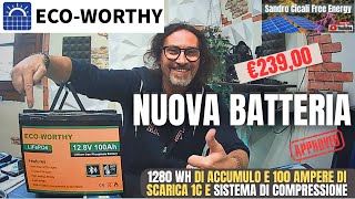 PROMOZIONE BATTERIA Ecoworty 100ah 12V [upl. by Edivad683]