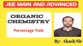 How to calculate percentage yield  jeemainchemistry jee jeemains2025 [upl. by Anael]