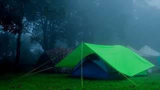 Pluie dans la tente  Sons de pluie et tempêtes  Bruit de la pluie pour dormir et se détendre [upl. by Dleifrag958]