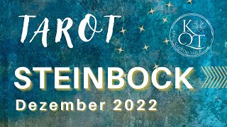 STEINBOCK  MEGA Energieschub  TAROT  Dezember 2022 [upl. by Gloria]