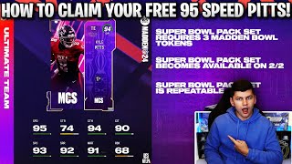 HOW TO CLAIM A FREE 95 SPEED KYLE PITTS AND FREE 92 PACKS [upl. by Nnylsor528]