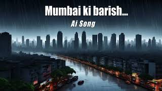 Mumbai ki barish  Ai Hindi Song [upl. by Alebasi653]