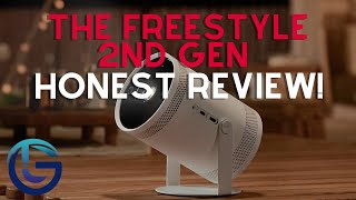 Best Premium Mini Projector Samsung The Freestyle 2nd Gen Review [upl. by Edac]