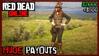 Red Dead Online Top Best Ways To Make Money amp Gold SOLO New RDR2 Update [upl. by Tiana]