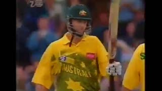 Mark Waugh Blazing century Vs South Africa 1997 [upl. by Enyalahs559]