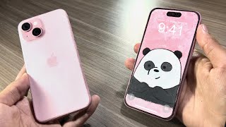 How to make iPhone 15 out of cardboard  very realistic  pink colour 🩷 [upl. by Chute]