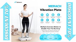 MERACH Vibration Plate Exercise Machine Whole Body Workout Power Vibrate Fitness Platform [upl. by Averyl]