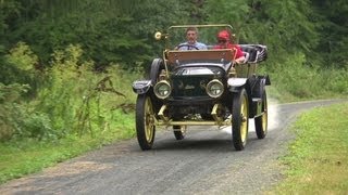 Driving a 100 yearold steam car [upl. by Asilec]