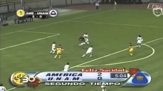 America 2 Pumas 2 J18 Temp 9596 23Diciembre1995 Estadio Azteca [upl. by Francyne]