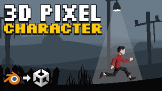 3D Pixel Art Character  Blender Tutorial [upl. by Floris]