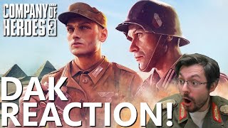 Company of Heroes 3  Afrika Korps Reaction with HelpingHans [upl. by Isman180]