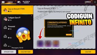 URGENTE TODOS PODEM RESGATAR ESSE CODIGUIN INFINITO DO FREE FIRE NOVO CODIGUIN FF 2024 [upl. by Feinstein]