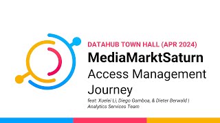 Case Study April 2024  DataHub MediaMarktSaturn Access Management Journey [upl. by Lathrope368]