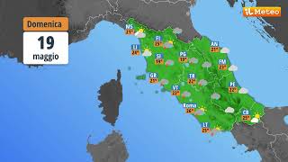 Meteo previsioni meteo Sabato 18 maggio 2024 [upl. by Alra604]