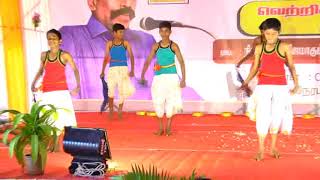 THANJAVUR URUMI MELAM  SRI KRISHNA MATRIC HR SEC SCHOOL URANIPURAM  ANNUAL DAY 2019 [upl. by Packton709]