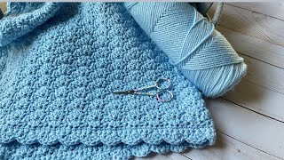 Aprende a tejer MANTA para Bebé paso a paso  BRENNYS CROCHET [upl. by Althee]