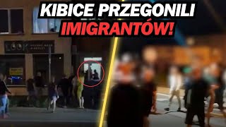 POLACY PRZEGONILI IMIGRANTÓW SZOKUJĄCE [upl. by Ripleigh]