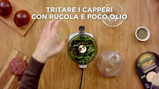 Hamburger di Fassona pesto di pomodori e Leerdammer Sélection [upl. by Nonnad]