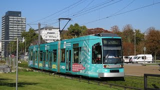 Sound Straßenbahn DuewagSiemens NF6  2106  Rheinbahn AG Düsseldorf [upl. by Wincer]