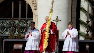 LIVE Heilige Messe mit Papst Franziskus am Palmsonntag [upl. by Eciuqram]