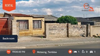 Backroom for rent in Tembisa South Africa for R1100 Per month [upl. by Ecienahs222]