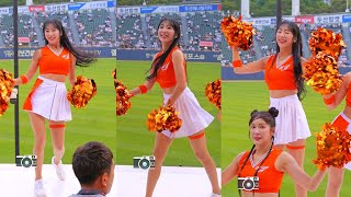 귀여운 고양이 🐱  한화이글스치어리더 이미래 치어리더 Little mix shout out my ex  CheerLeader FanCAM 4K 60fps  240612 [upl. by Rehsu]