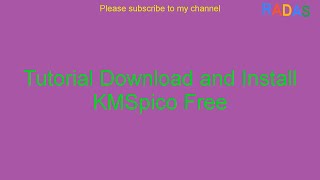 6 How to Download and Install KMSpico Free [upl. by Banna602]