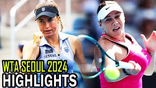 Amanda Anisimova vs Yulia Putintseva Round 1 Highlights  Seuol 2024 [upl. by Beltran]