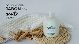 Cómo hacer Jabón con aceite usado  Receta casera y ecológica [upl. by Chilcote]