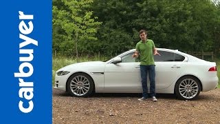 Jaguar XE saloon review  Carbuyer [upl. by Caves288]