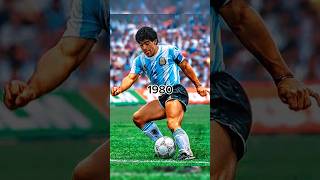 Diego Maradona Skills Evolution 🐐😵‍💫 [upl. by Ogeid]