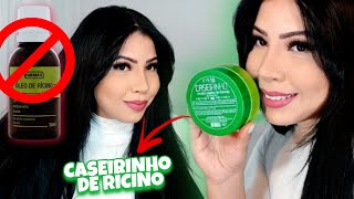 NUTRIÇÃO CAPILAR 🍃 CASEIRINHO DE RÍCINO [upl. by Ludewig]