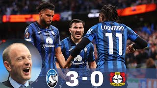 Peter Drury Poetry🥰 on Atalanta Vs Bayer Leverkusen 30🤩🔥 [upl. by Holofernes]