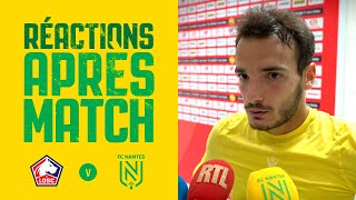 LOSC  FC Nantes  la réaction des joueurs [upl. by Natehc]