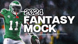 A 2024 Fantasy Football Mock Draft [upl. by Teresa]