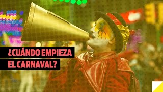 ¿Cuándo empieza el Carnaval 2024 [upl. by Odraleba]