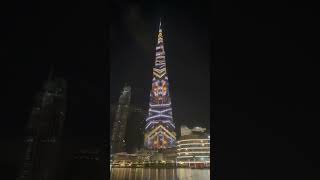 Capodanno con spettacolo di luci al Burj Khalifa a Dubai [upl. by Abibah857]